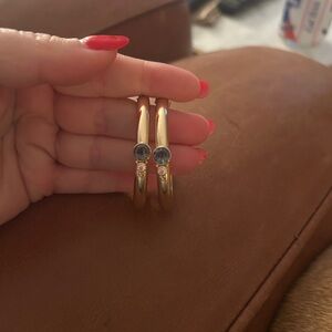 Elegant Gold Hoop Earrings